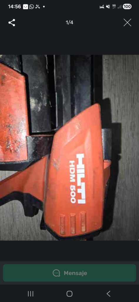 HILTI PISTOLA PARA QUIMICOS 